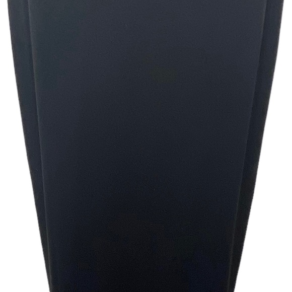 Caribbean Queen Sheath Pencil Dress M Black Backless Sleeveless Gold Zipper Back - Picture 3 of 14